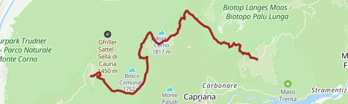 Route map: Tappa d | Anterivo - Cauria